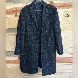 J. Crew Factory Men's Charcoal Trench Coat